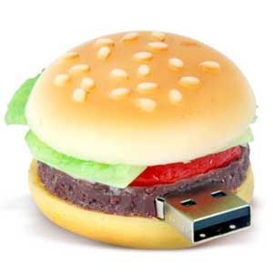 spot on hamburger usb flash drive