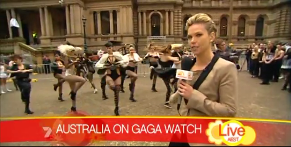 Australia on Gaga watch - Morning Show coverage 