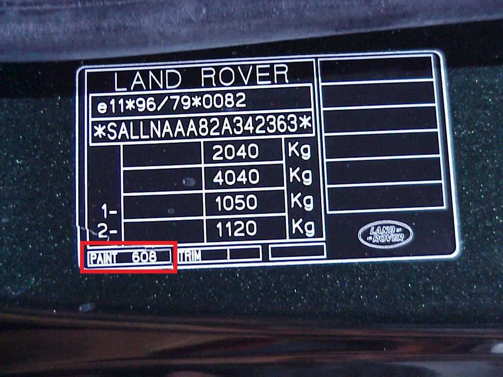 Land Rover Java Black Spray Paint Land Rover Java Black Spray Paint