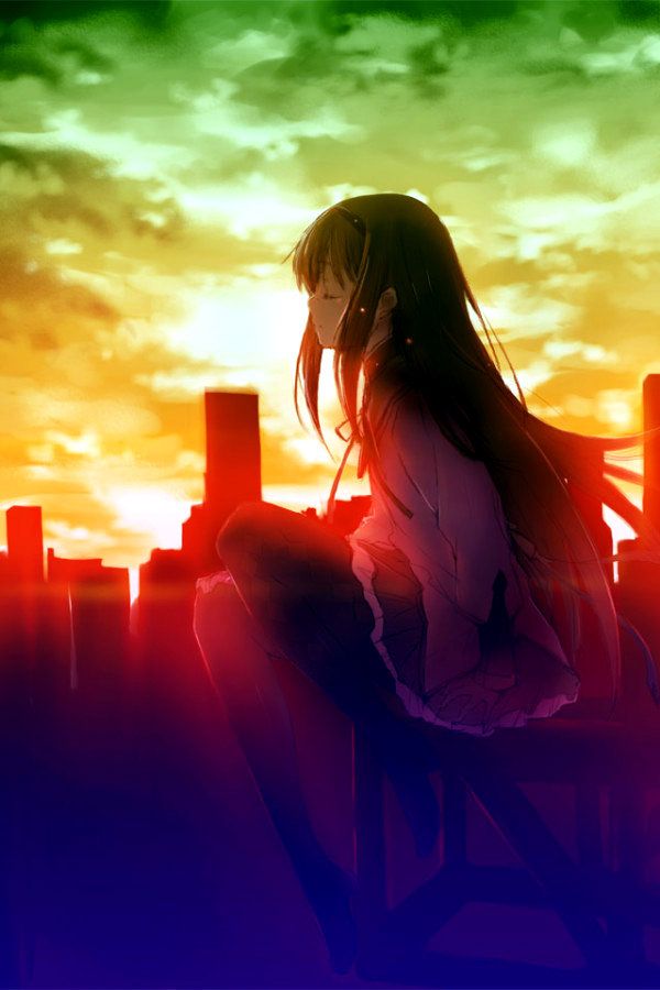 Sunset-1.jpg Anime Girl