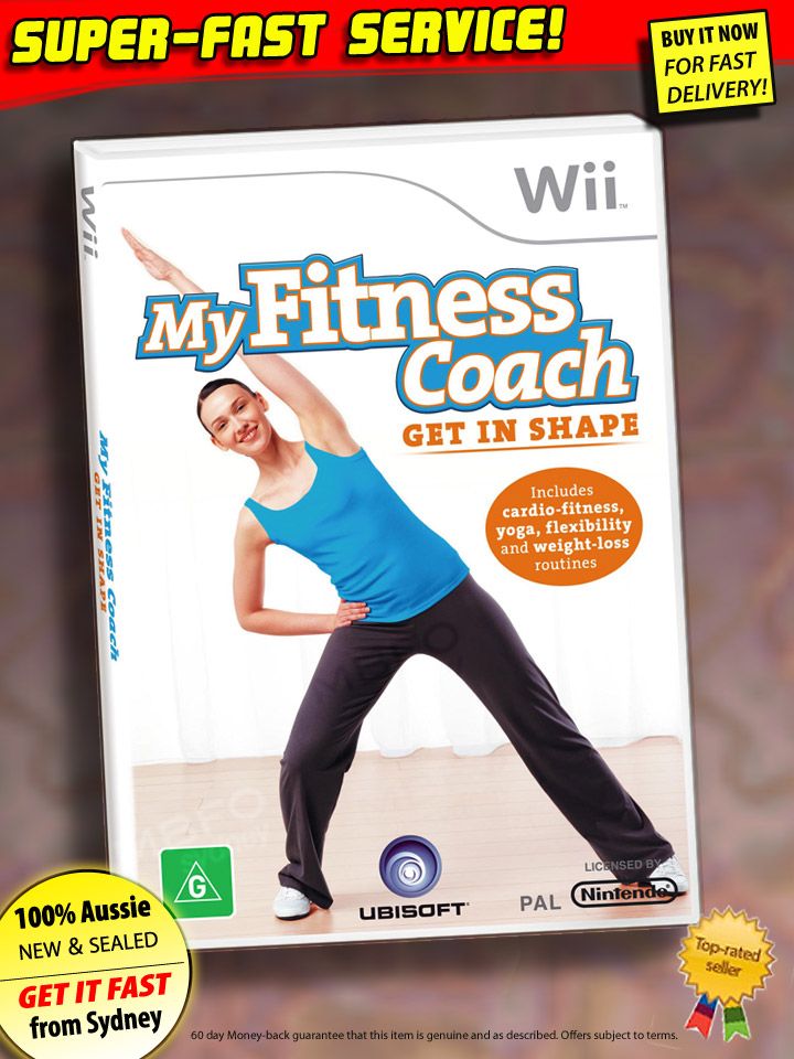 NEW! Fat burner game for Nintendo Wii, top women's weight loss home gym set diet eBay