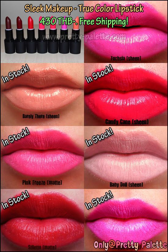 Sleek makeup true color lip stick
