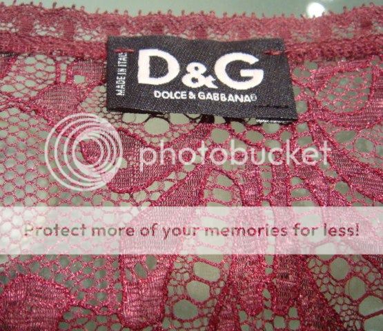 AUT $ 720 D&G Dolce & Gabbana lace sheath dress silk Cocktail Dress S 