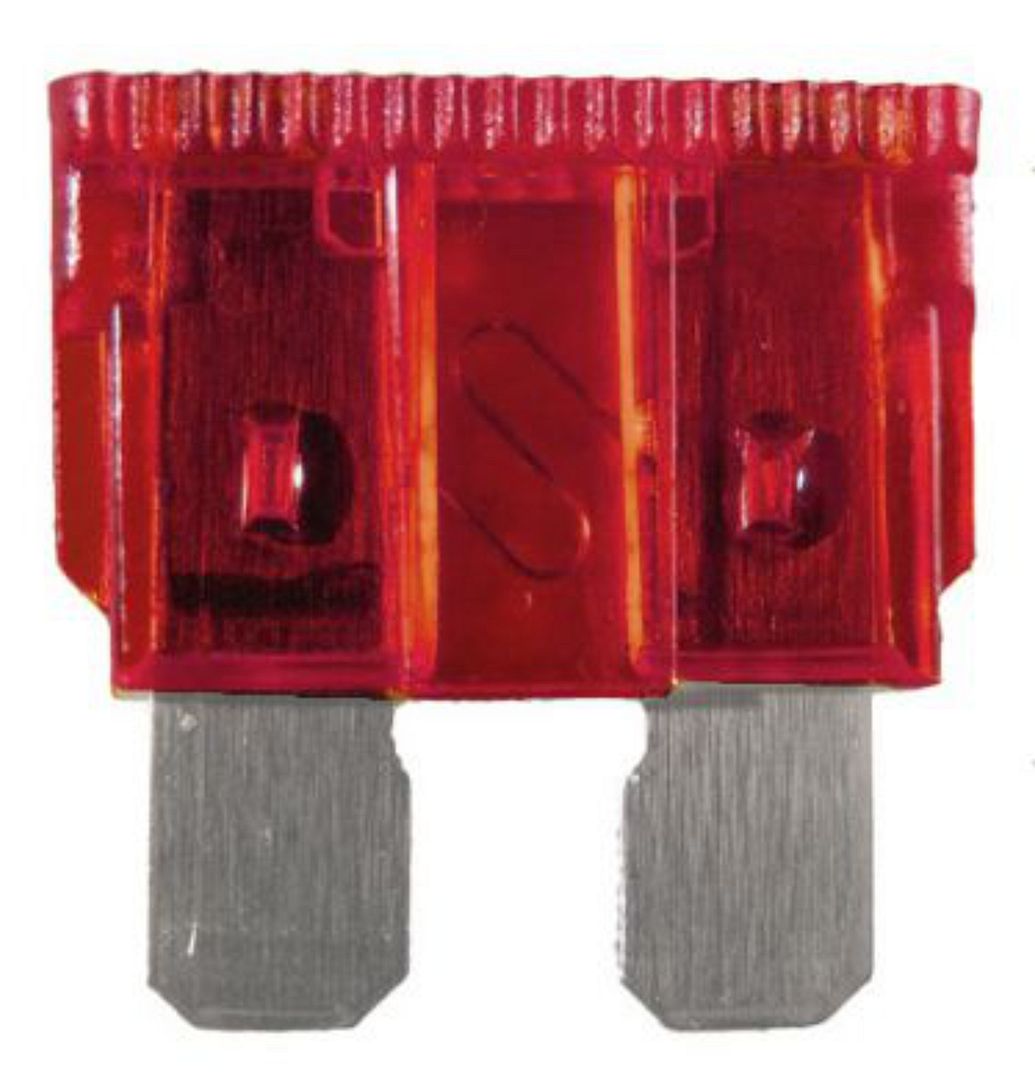 STANDARD AUTO CAR BLADE FUSE 10A 10 AMP RED FUSES x 10 eBay