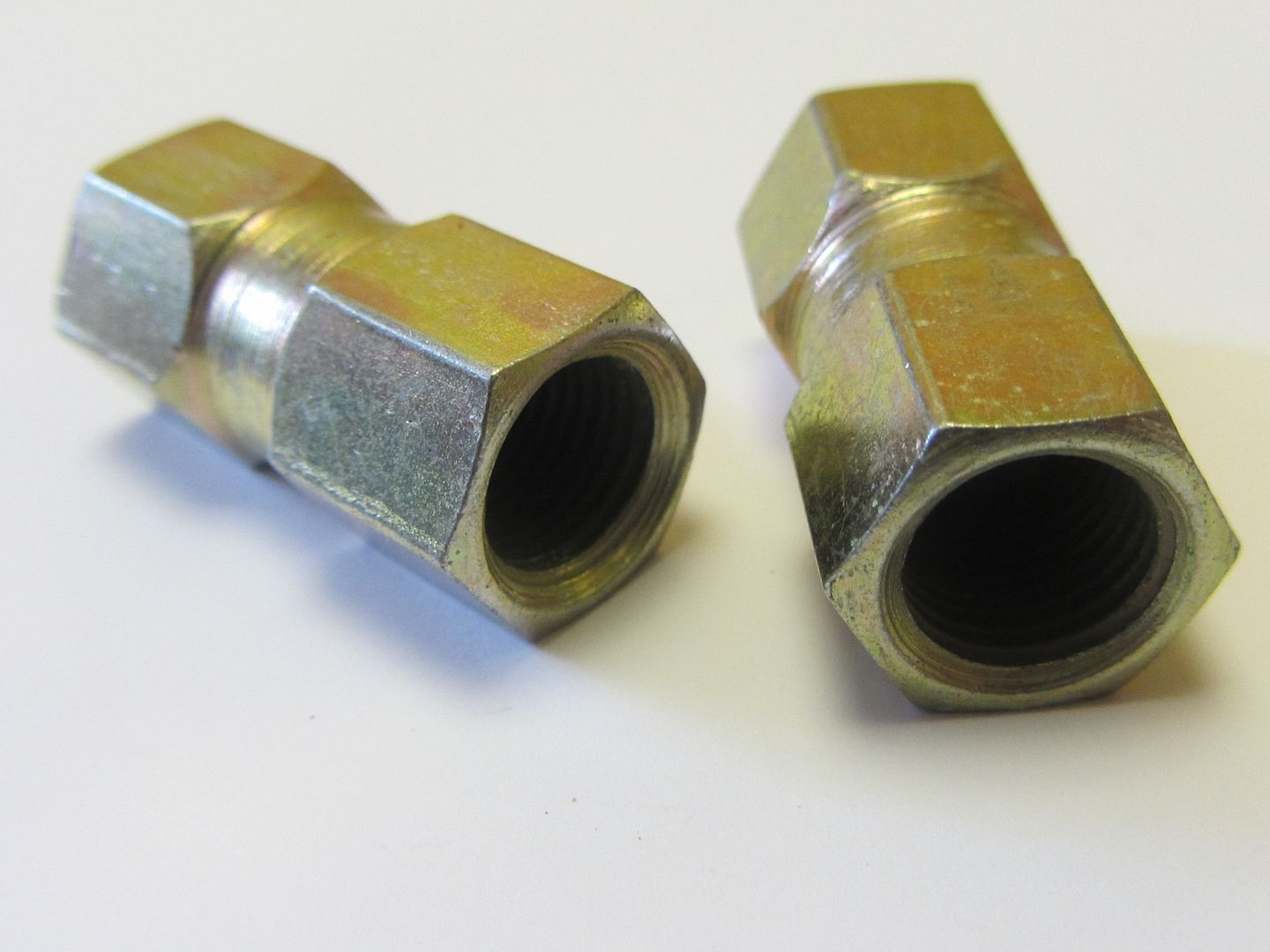 Brake Pipe Copper Line 3/16 25ft Joiner Male Female Nuts Ends Tubing