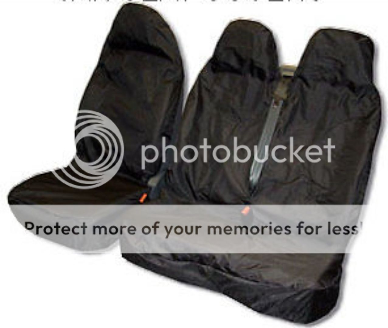 UNIVERSAL HEAVY DUTY FRONT VAN SEAT COVERS Black Waterproof | eBay