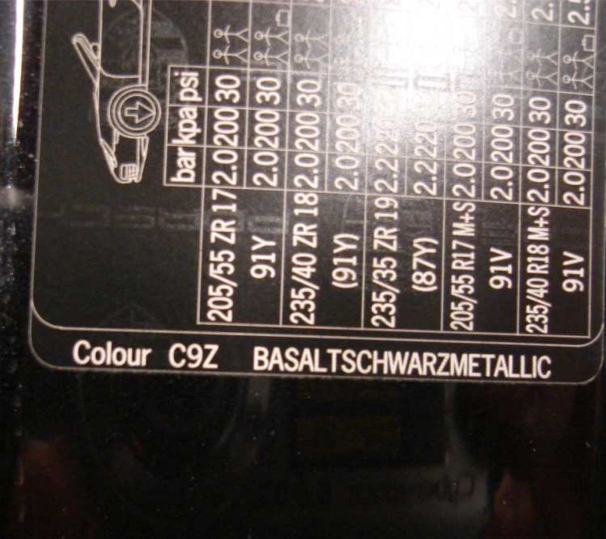 SPRAY PAINT CODE CAR 1L Porsche 911 924 cayman boxster cayenne gt3