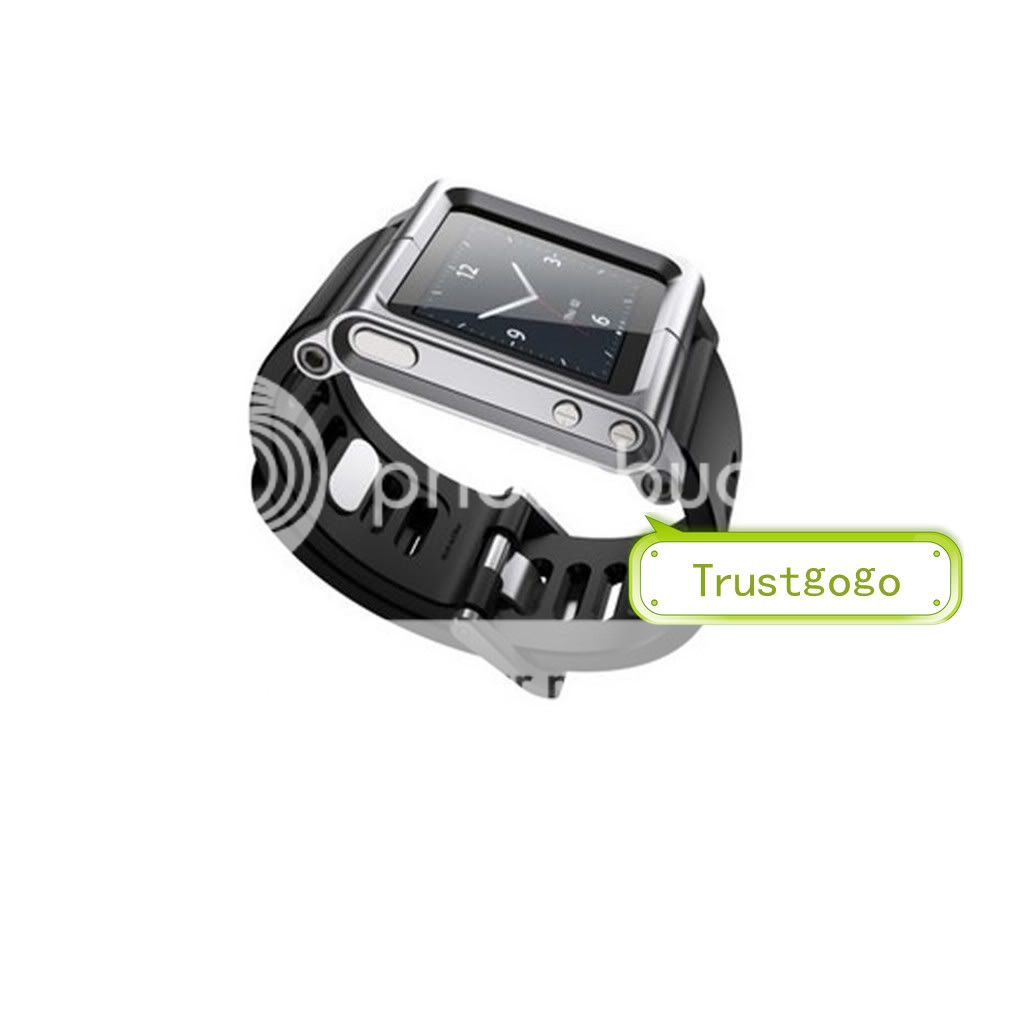 Newest Aluminum bracelet watch band for iPod nano 6G  