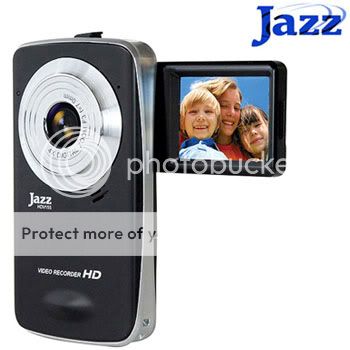 JAZZ® HD VIDEO RECORDER/DIGITAL CAMERA 180° FLIP SCREEN/Facebook 