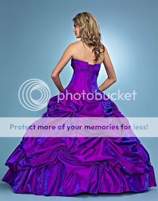 2012 New Fashion Purple Quinceanera Wedding Dress Ball Gowns Prom 