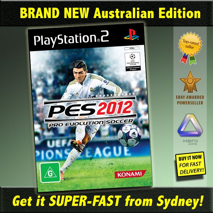 PES 2012&nbsp;game for Sony PS2 (NEW!) Pro Evolution Soccer 12 Playstation 2 Football