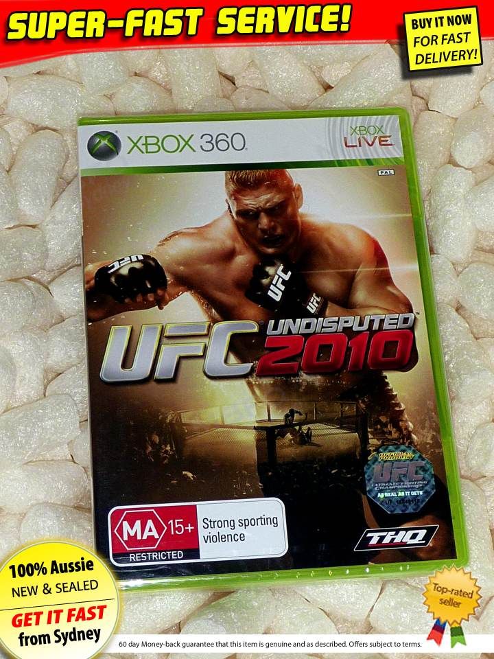 NEW! UFC Undisputed game for Xbox 360 Ultimate Fighting Championship MMA boxing