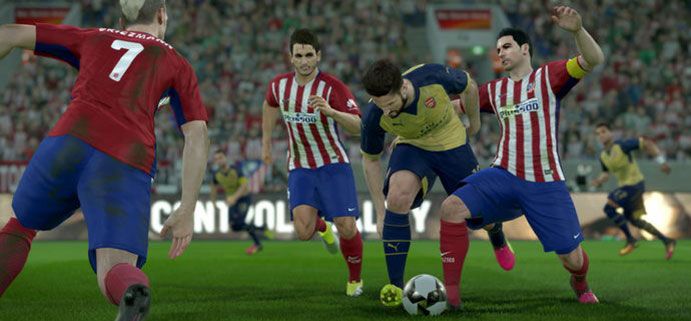 Photo Review of Pro Evolution Soccer 2017 Collectors Edition Photo PS4-PES-17-SteelBook-Gameplay picture
