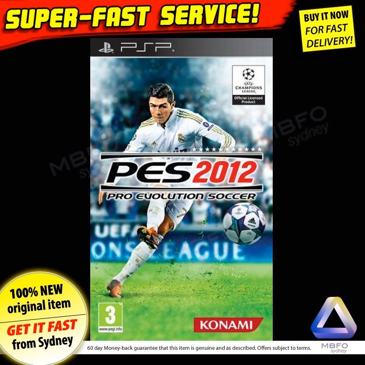 (NEW) PRO EVOLUTION SOCCER 2012 game PSP, PES 12 football for Sony console cheap
