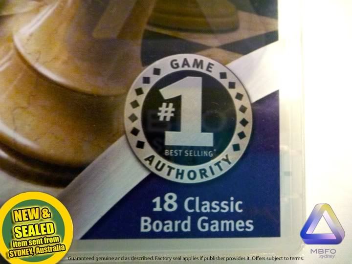 NEW Hoyle 18 board games for PC Chess Checkers Mahjong Windows computer software