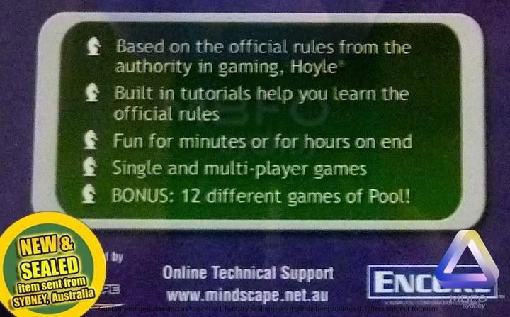 NEW Hoyle 18 board games for PC Chess Checkers Mahjong Windows computer software