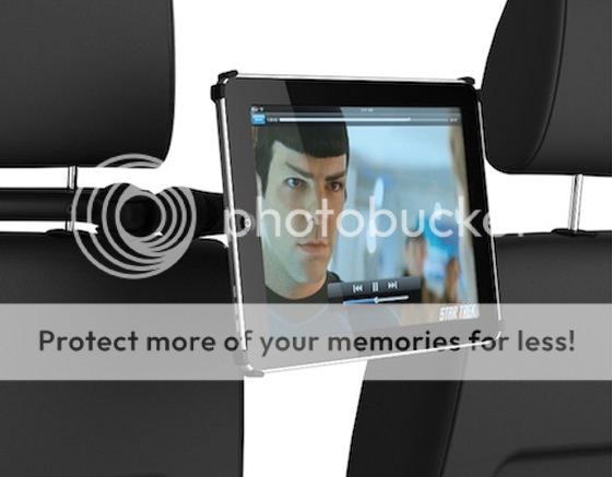 CoulVue iPad travel mount (Spock not included)