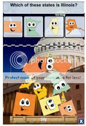 Stack the States educational kids' app