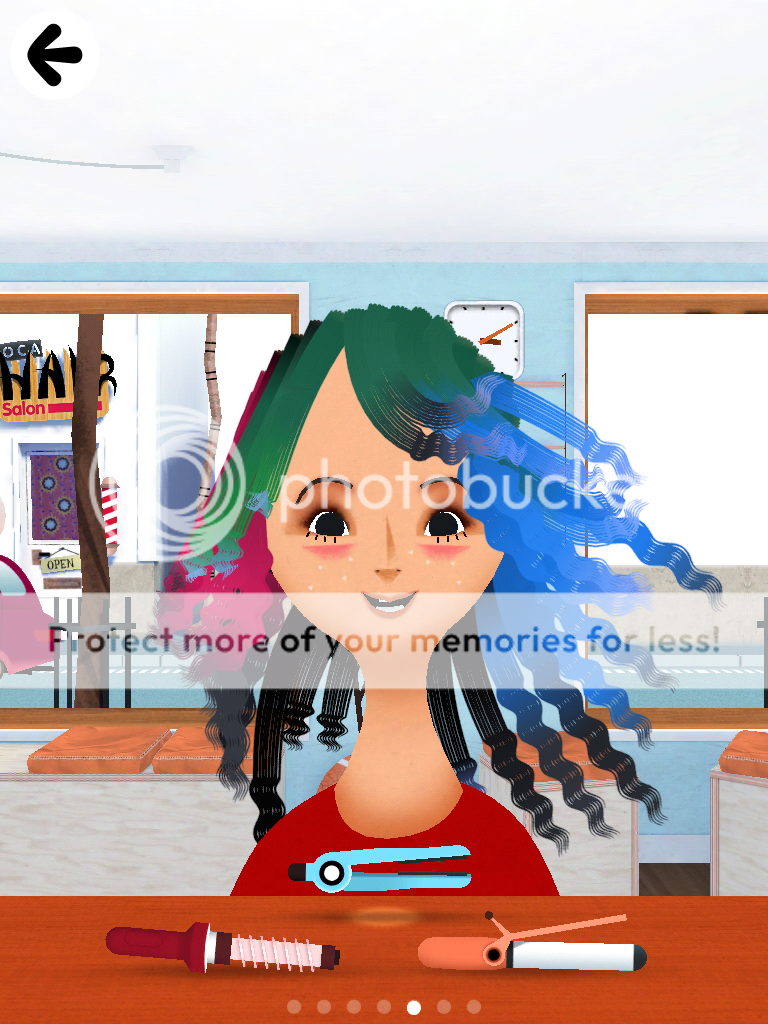 Toca Hair Salon for kids who have a flair for hair